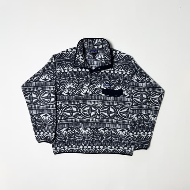 [L] 파타고니아 신칠라 플리스 후리스 아즈텍 패턴