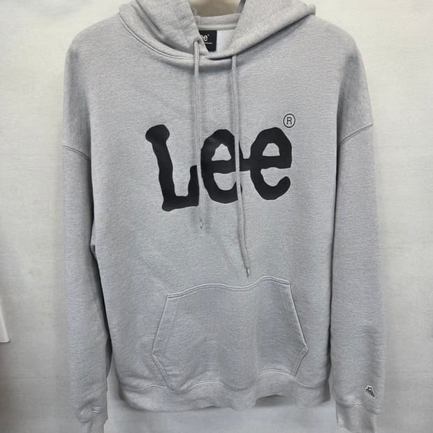 Lee 빅 트위치 로고 후드티 그레이 L