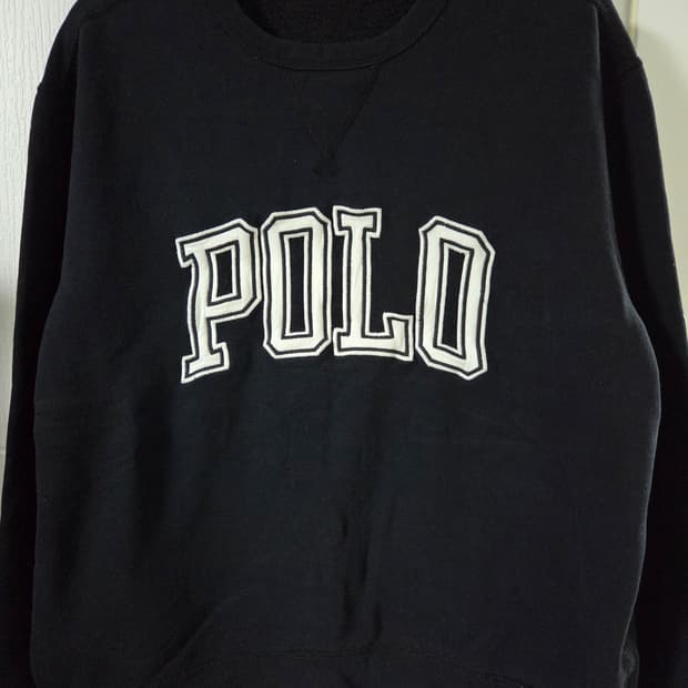 폴로 랄프로렌 블랙 맨투맨 티셔츠