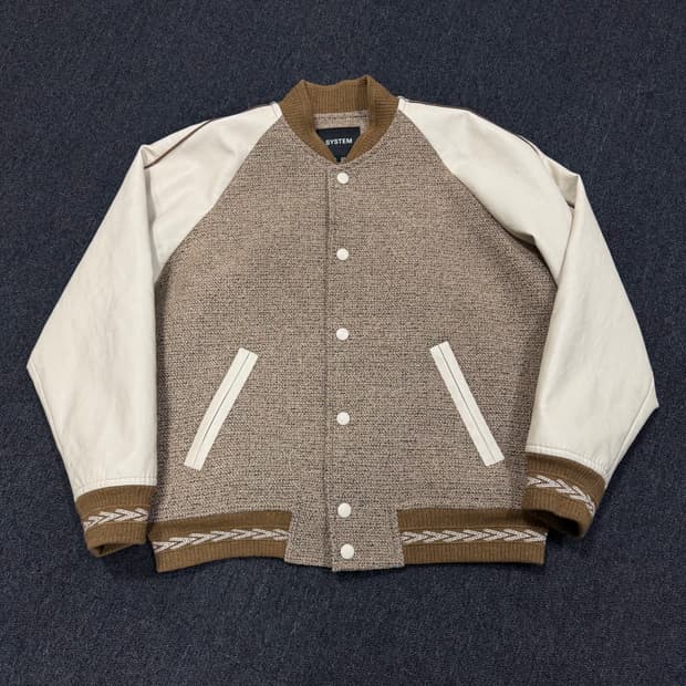 24년 시스템 MIXMATCHLAYER 바시티 자켓