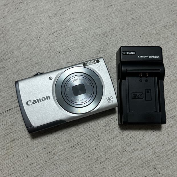 캐논 파워샷 a3500 is 실버 카메라