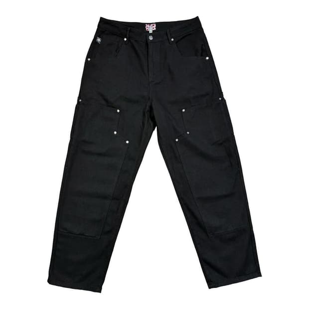 [32] starteam 스타팀 더블 니 팬츠 블랙