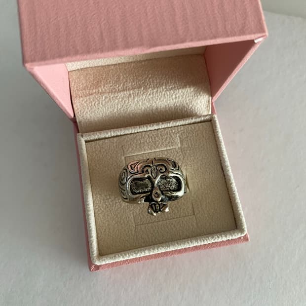 빈티지 해골 반지