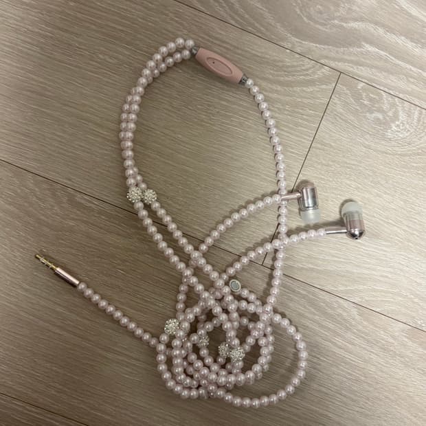 갸루 비즈 이어폰 이어팟