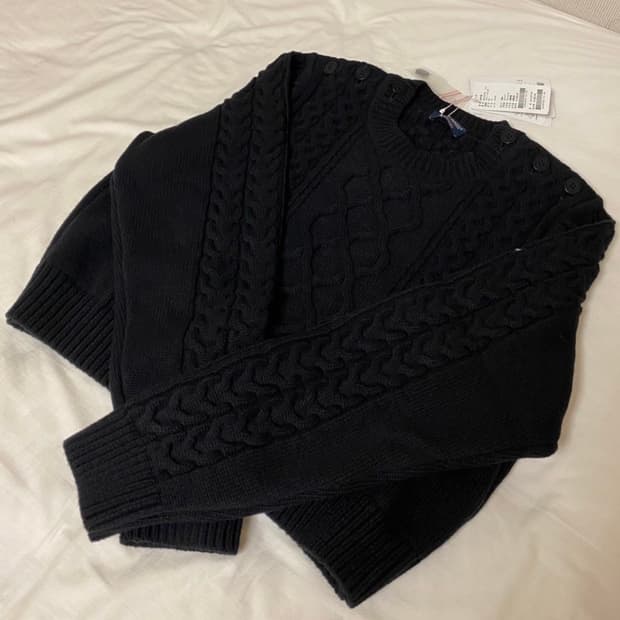 세인트제임스 꽈배기 니트 s