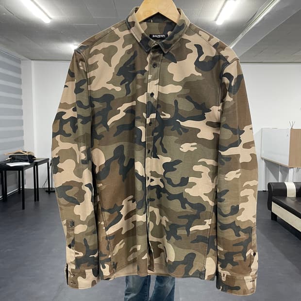 발망 14S/S 카모플라쥬 셔츠