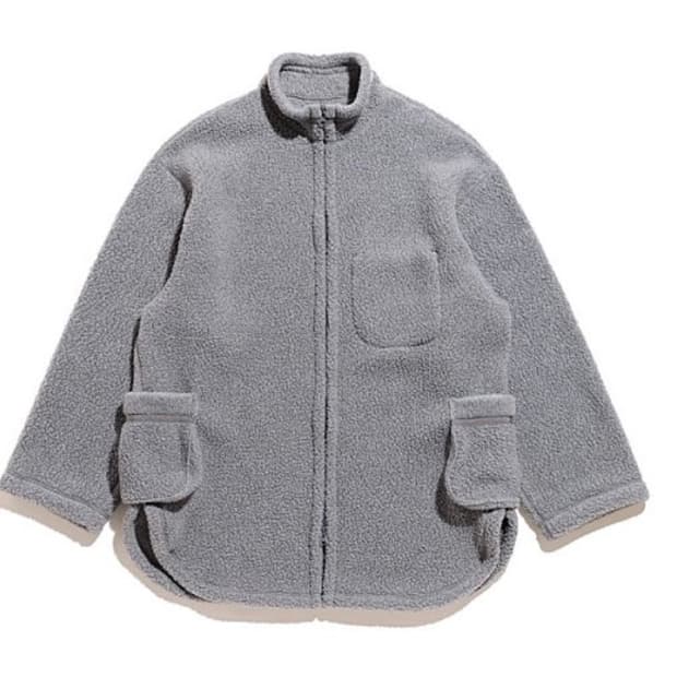 PORTER CLASSIC Fleece Zip-up Shirt Coat