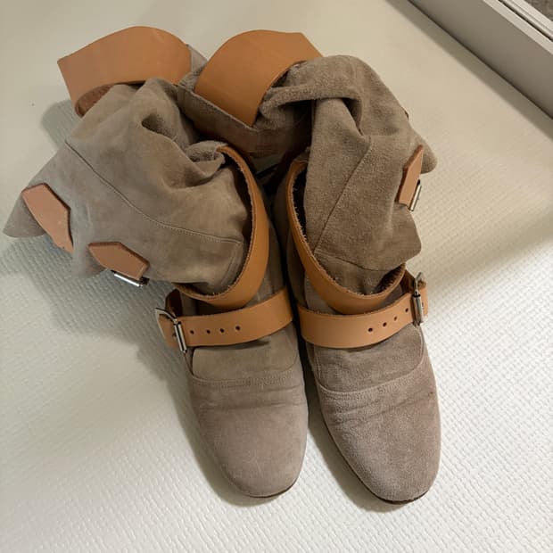 비비안웨스트우드 파일럿부츠 스웨이드 35