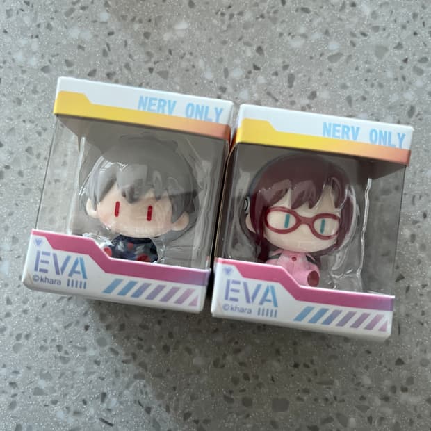 신세기 에반게리온 피규어 마그넷 gong 팝마트 자석 가챠 마리 카오루