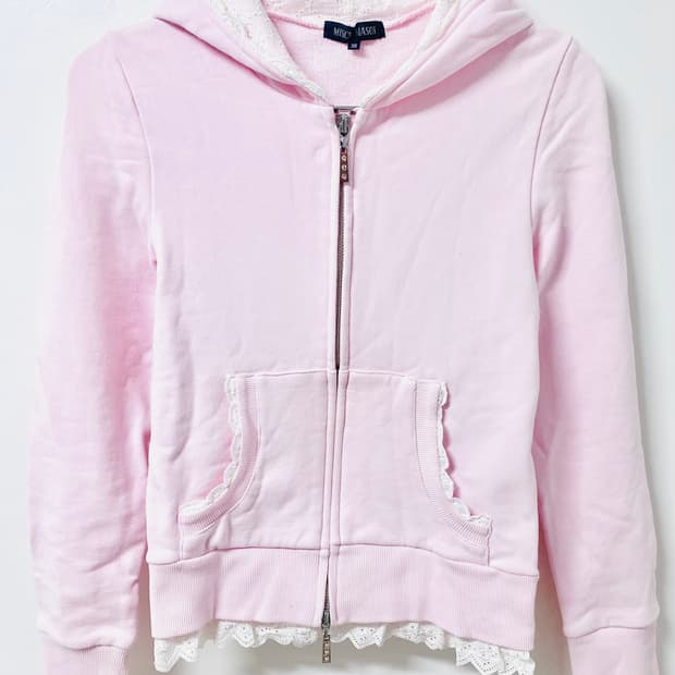 일브 대장 흰핑 레이스 후드집업 히메갸루 쿨핑 연핑 핑크