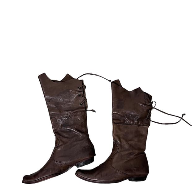 vintage leather boots