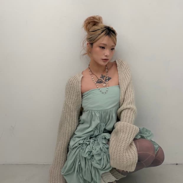 민트 셔링 원피스&스커트 