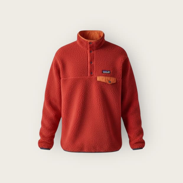 55/ 파타고니아 07AW 리버시블 글리세이드 플리스 스냅티