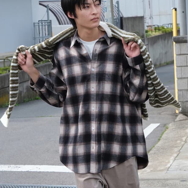 비이커 오리지널 체크 셔츠 3