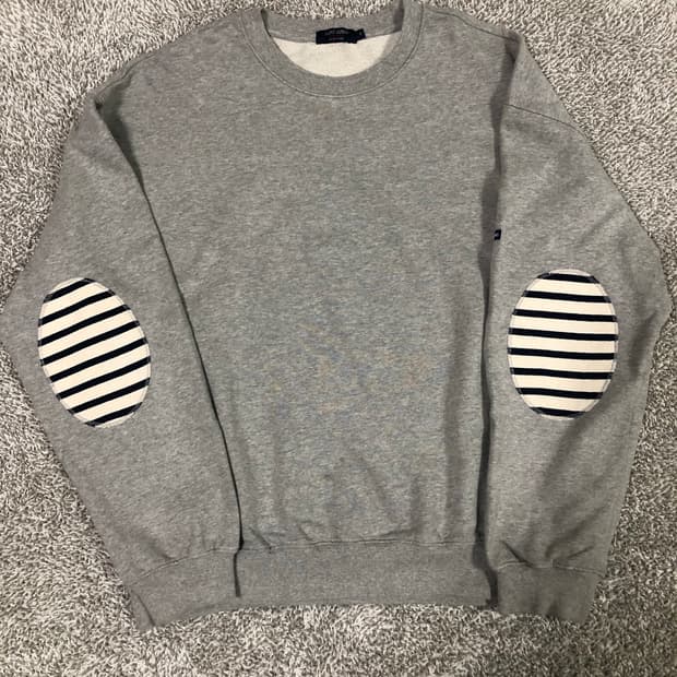 세인트제임스 엘보패치 맨투맨