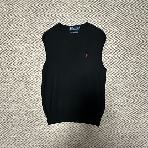 POLO RALPH LAUREN pima cotton knit vest