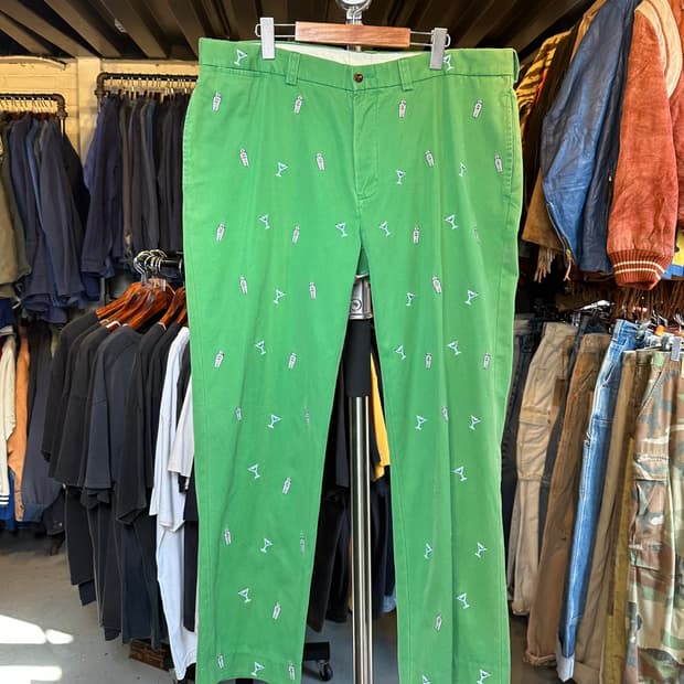 폴로 랄프로렌 자수 치노팬츠