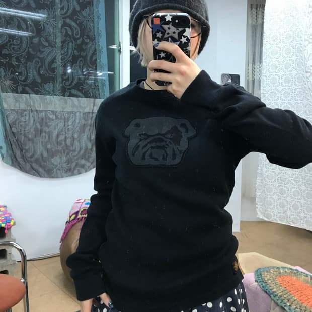 폴로랄프로렌 여성 불독 맨투맨 