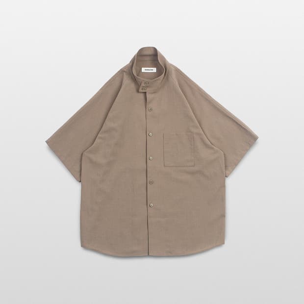 MONKEY TIME Dog Ear Collar Raglan Shirt