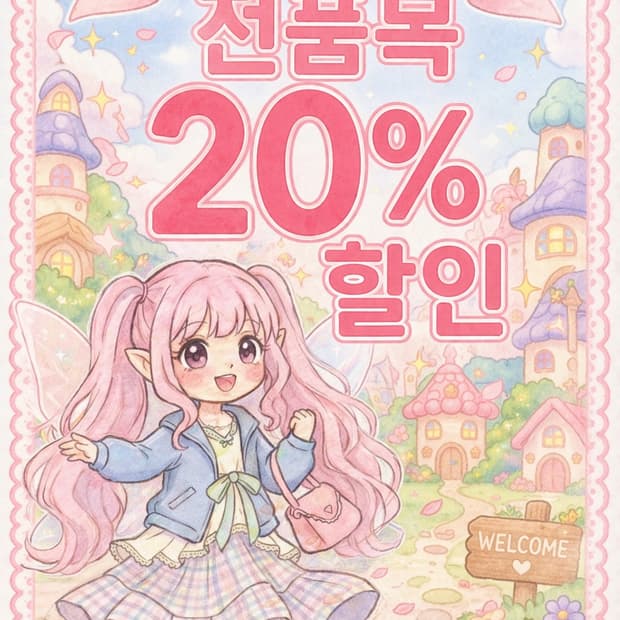 🧚Fariy Town 전품목 20%할인 4/14일까지! 🧚