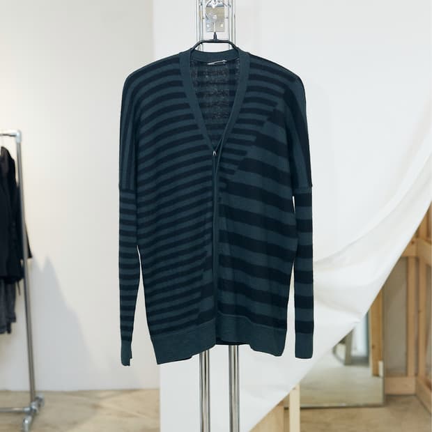 Unbalanced Stripe Cardigan