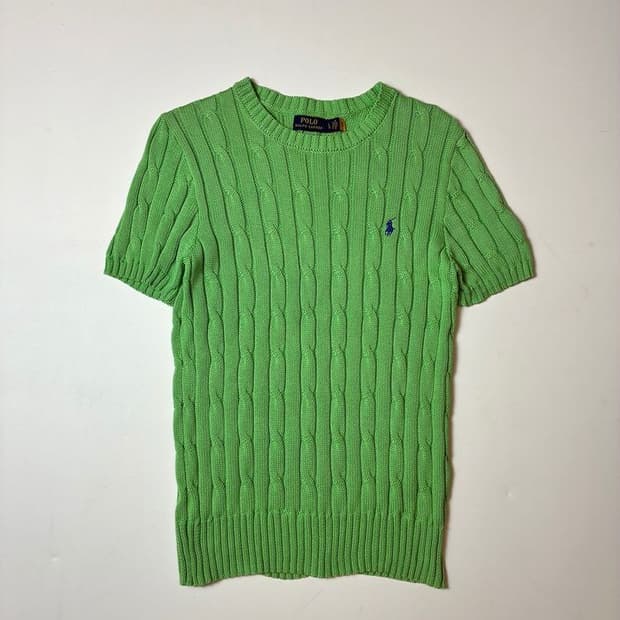 폴로 랄프로렌 큐알 신형 우먼스 반팔 니트 PN8099