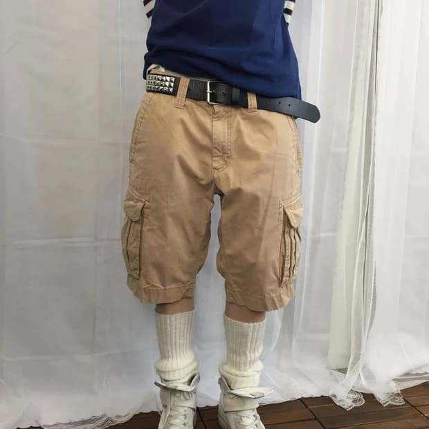 Tommy Hilfiger Beige Cargo Shorts