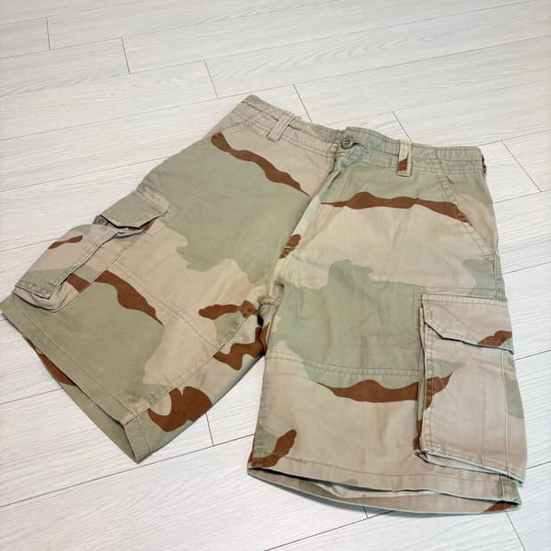 rothco 로스코 데저트 카모 우드랜드 카고쇼츠 S (30-31)