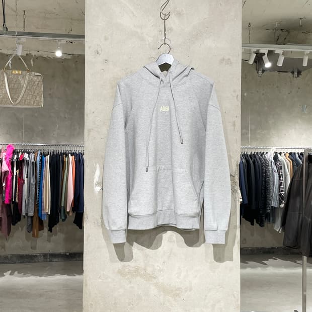 아더에러 20F/W 멜란지 그레이 마스크 후디