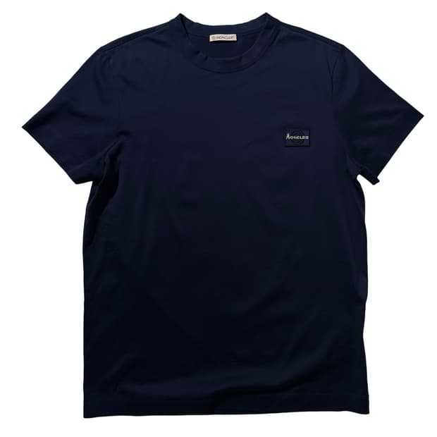(매장판) 몽클레어 로고 반팔 티셔츠