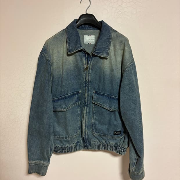 행텐 루즈핏 워싱 트러커 자켓 xl(105)