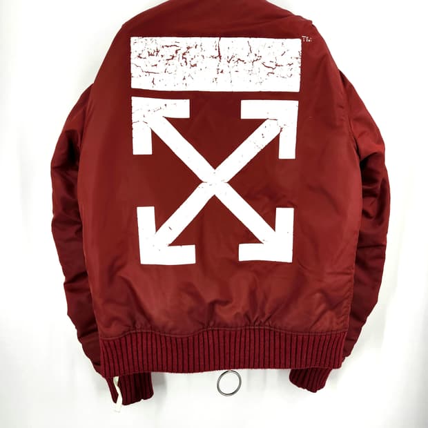 [정품]오프화이트 봄버 퀼팅 자켓