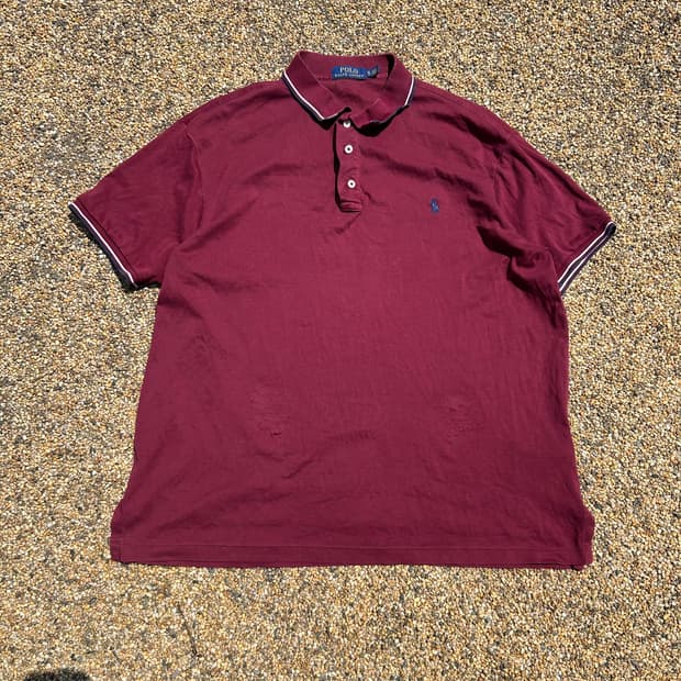 폴로(POLO RalphLauren)버건디 PK 카라티