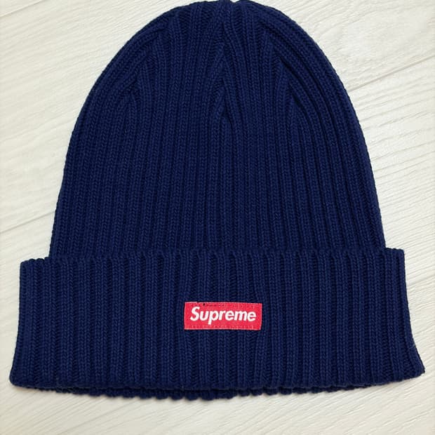 슈프림 오버다이드 비니 라이트 네이비 - 25SS