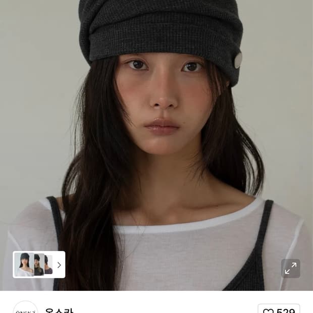 온스카 WHIPPING HAIR BAND & BEANIE