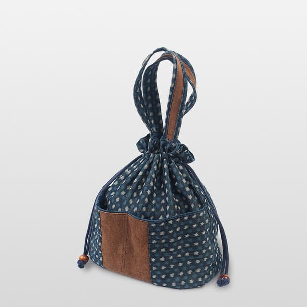 UNKNOWN Mini Indigo Bokjiri Bag 