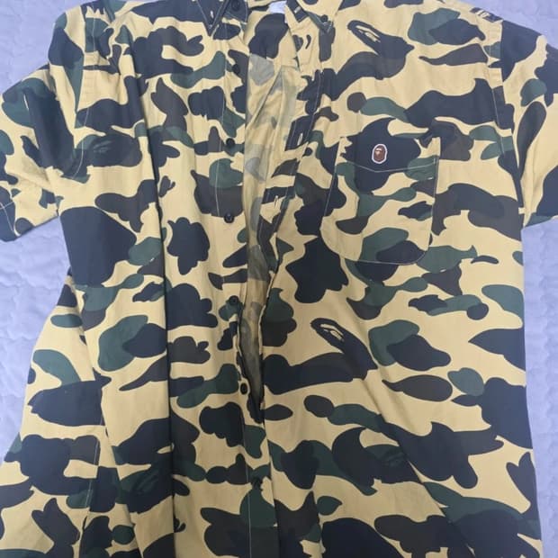 베이프 1st 카모 반팔셔츠 2XL