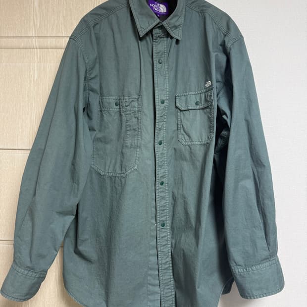 노스페이스 퍼플라벨 라이트웨이트 빅트윌 셔츠 m