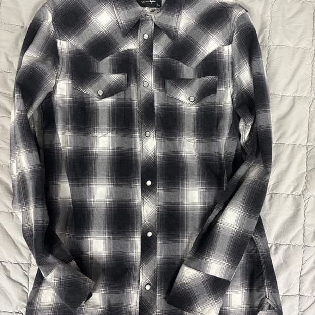 넘버나인 07FW 웨스턴 셔츠