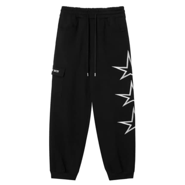 퍽보이 FUCKBOY 비영와이(bOy) 스타 카고 스웻 팬츠