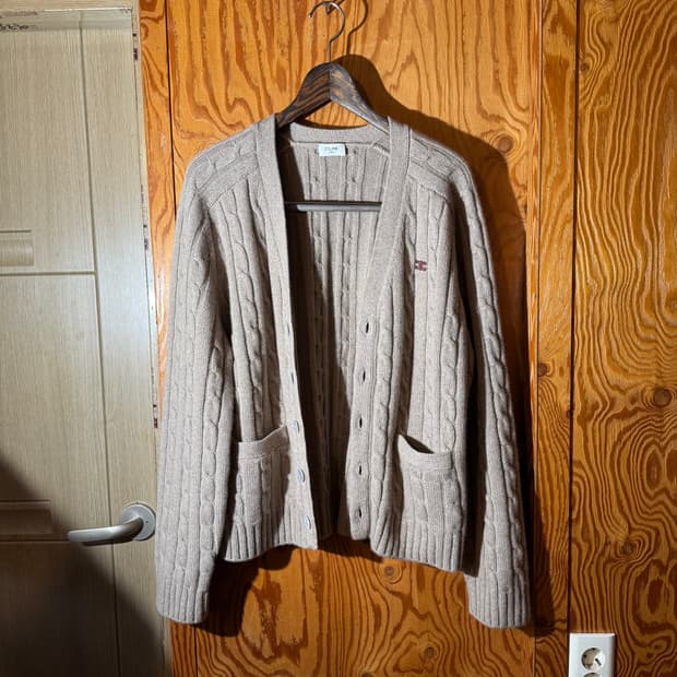 셀린느 트리옹프 캐시미어 니트 가디건