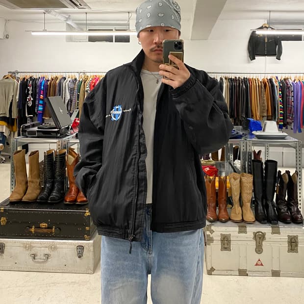 90s ADIDAS 올림피크 드 마르세유 자켓