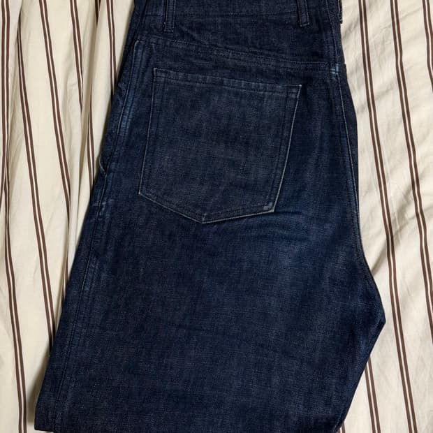 [3] 포터리 원워시드 와이드 데님 블루 