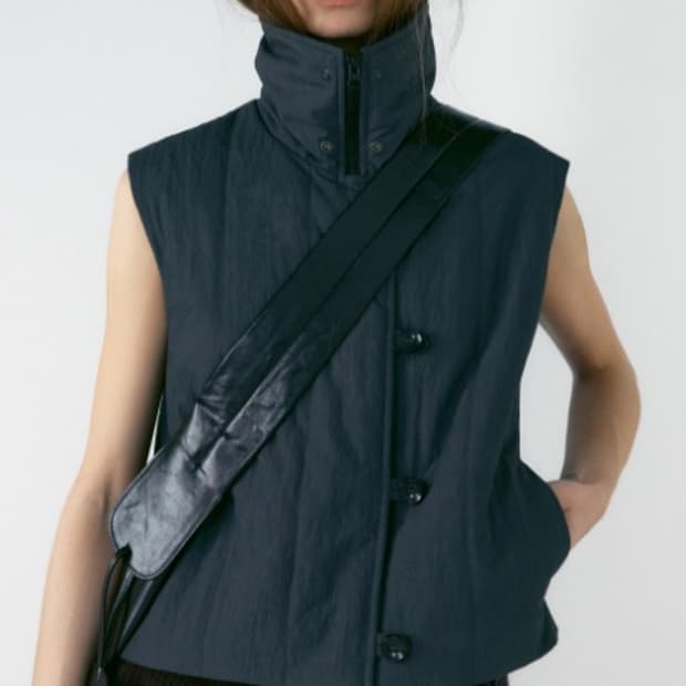 (새상품)로우클래식 라이트웨이트 베스트 블루그린 S