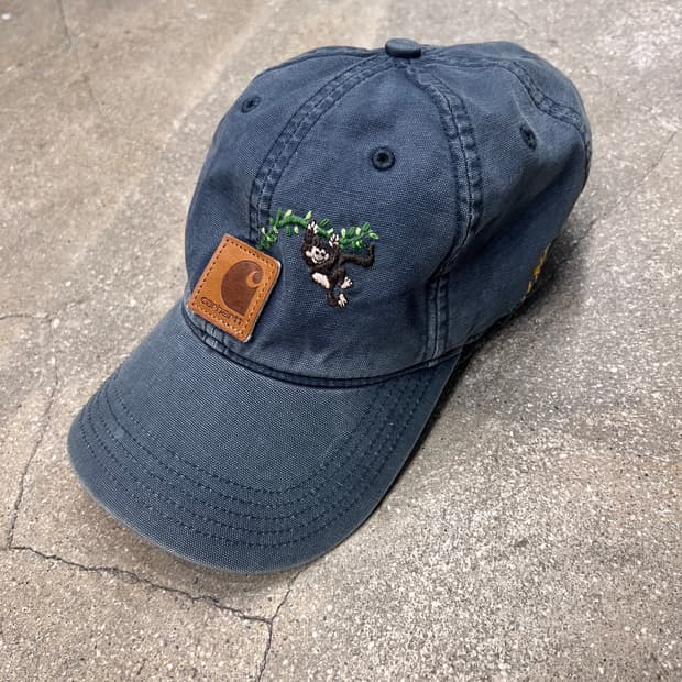 Handmade 칼하트 볼캡 Monkey