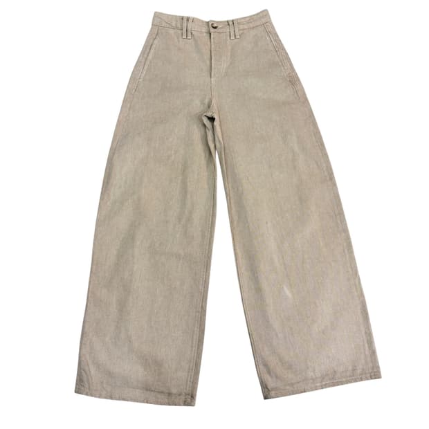 자라 우먼 와이드 데님 팬츠