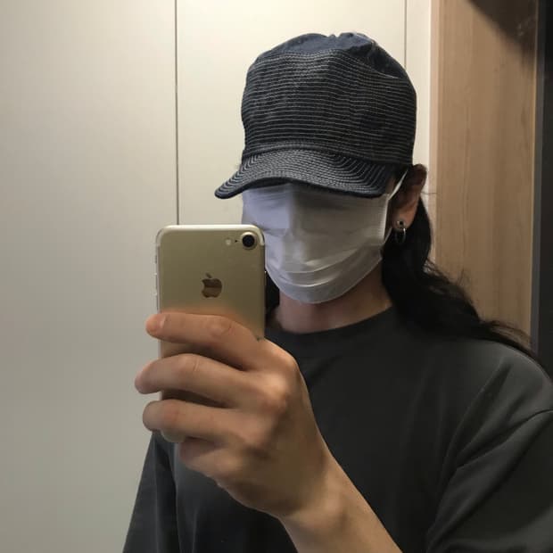 캐피탈 노인과바다 인디고 캡