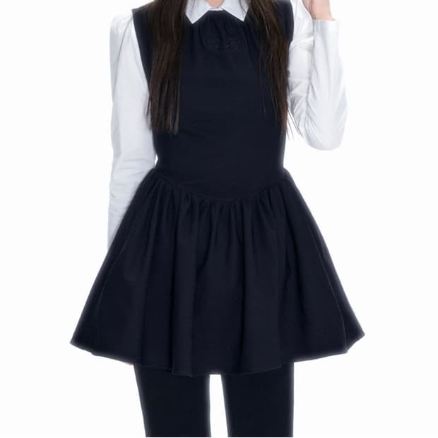 디얼마이키코 Wing Little Black Puffy Dress
