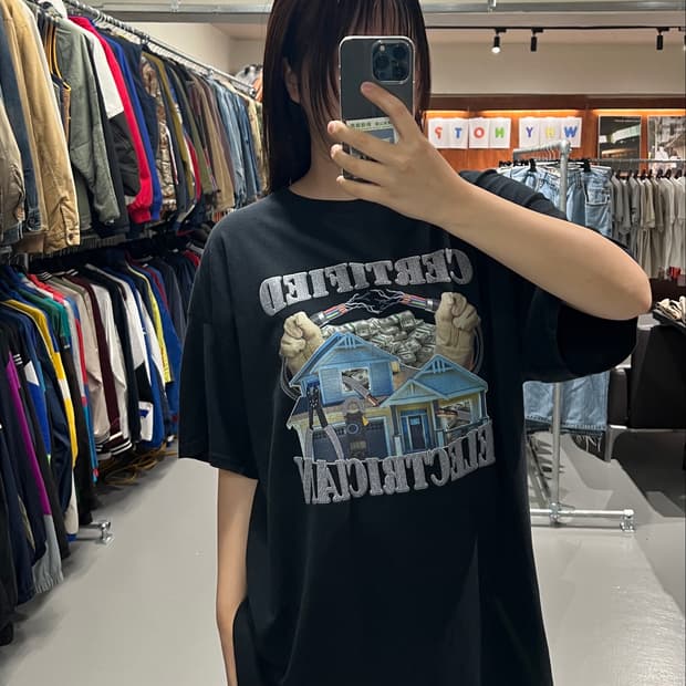 Vintage printing t-shirt