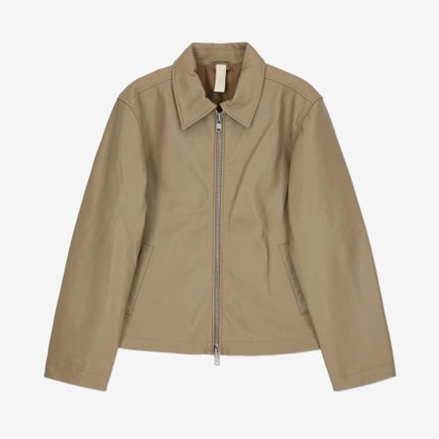 sunflower 숏 레더자켓 카키  [48] 판매